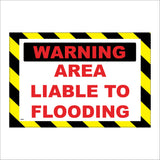 TR650 Warning Area Liable To Flooding
