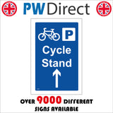 TR669 Cycle Stand Up Arrow