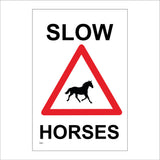 TR681 Slow Horses Stables Riders Road Lane Speed