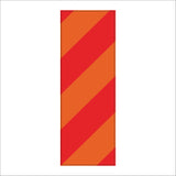 TR708 Chevron Red Orange Marker