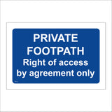 TR712 Private Footpath Right Access Agreement Only