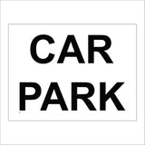 VE002 Car Park Sign