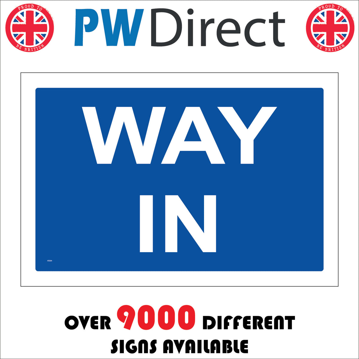 Way In Sign – PWDirect