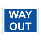 VE035 Way Out Sign