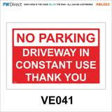 PBL002 Keep Off Drive No Parking Clear Access Grass Man Made