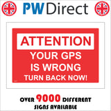 VE237 Attention Your GPS Is Wrong Turn Back Now