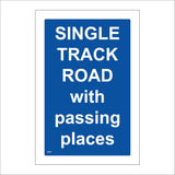 VE244 Single Track Road With Passing Places