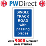 VE244 Single Track Road With Passing Places