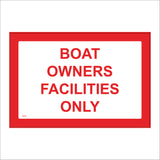 VE286 Boat Owners Facilities Only Sail Toilet Wash Area Waterway