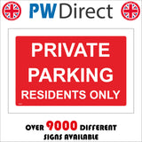 VE291 Private Parking Residents Only Car Park Plan