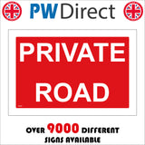 VE292 Private Road Location Stay Away No Access Entry