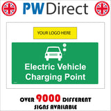 VE297 Electrical Vehicle Charge Point Your Logo Name Company