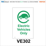 AWBP006 Custom Sign Made To Order High Voltage E-Bike Electric Vehicle