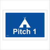 VE317 Pitch 1 One Tent Campsite Area Site Space Caravan Camping Glamp