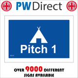 VE317 Pitch 1 One Tent Campsite Area Site Space Caravan Camping Glamp