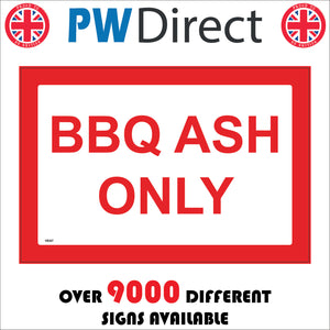 VE327 BBQ Ash Only Recycling Bin Rubbish Skip Recycle Picnic Park