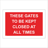 VE345 These Gates Kept Closed At All Times