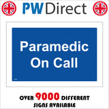 VE366 Paramedic On Call Ambulance Health Treatment Medical