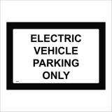 VE395 Electric Vehicle Parking Only