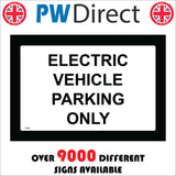 VE395 Electric Vehicle Parking Only