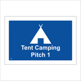 VE405 Tent Camping Pitch 1 One Campsite Area