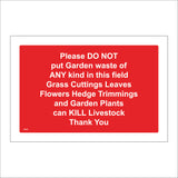 VE427 Plants Hedge Trimmings Kill Livestock Rubbish Fly Tipping