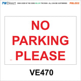 PBL002 Keep Off Drive No Parking Clear Access Grass Man Made