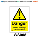 HBP001 Coshh Biological Hazard Highly Flammable LPG Harmful Gas Signs