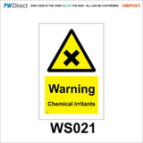 HBP001 Coshh Biological Hazard Highly Flammable LPG Harmful Gas Signs