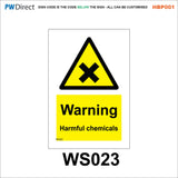 HBP001 Coshh Biological Hazard Highly Flammable LPG Harmful Gas Signs