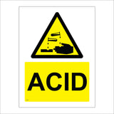 WS028 Acid Sign with Triangle Hands Acid