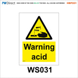 HBP001 Coshh Biological Hazard Highly Flammable LPG Harmful Gas Signs