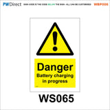AWBP006 Custom Sign Made To Order High Voltage E-Bike Electric Vehicle
