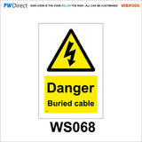 AWBP006 Custom Sign Made To Order High Voltage E-Bike Electric Vehicle