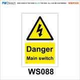 AWBP006 Custom Sign Made To Order High Voltage E-Bike Electric Vehicle