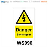 AWBP006 Custom Sign Made To Order High Voltage E-Bike Electric Vehicle