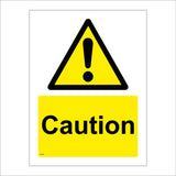 WS128 Caution Sign with Triangle Exclamation Mark