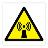WS164 Radiation Symbol Sign with Triangle Radiation