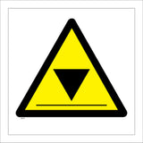 WS181 Low Headroom Sign with Triangle Upside Down Triangle