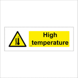 WS246 High Temperature Sign with Exclamation Mark Triangle Termometer