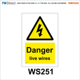AWBP006 Custom Sign Made To Order High Voltage E-Bike Electric Vehicle