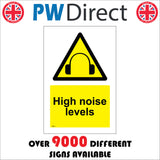 High Noise Level Sign WS312