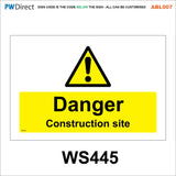 ABL007 Construction Site Safety PPE Keep Out Danger Office