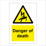 Of Death Danger Sign WS450