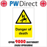 Of Death Danger Sign WS450