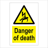 Of Death Danger Sign WS454