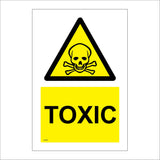 WS485 Toxic Sign with Triangle Skull And Cross Bones