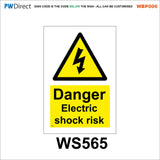 AWBP006 Custom Sign Made To Order High Voltage E-Bike Electric Vehicle