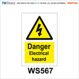AWBP006 Custom Sign Made To Order High Voltage E-Bike Electric Vehicle