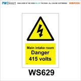 AWBP006 Custom Sign Made To Order High Voltage E-Bike Electric Vehicle